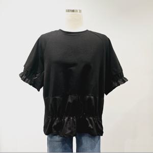 [비지트인뉴욕]라운드밑단셔링반팔티셔츠 VA5ST7F