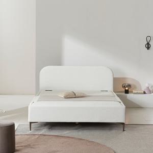 백만장자돌침대 [온열침대] 현대의료기 건강침대 레토Q 화이트 퀸 컴포트 황토숯볼 흙침대