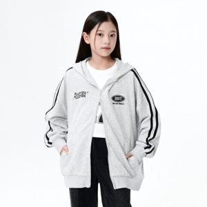 [더데이걸]TGJM2480105블록코어박시후드집업