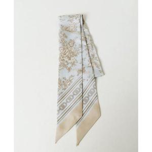 [헤지스ACC] Toile de Jouy 블루 쁘띠 실크 스카프 HISC5E352B1