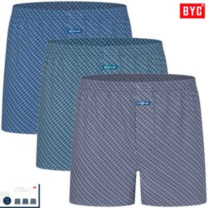 BYC헤링본패턴40수주자직트렁크팬티3매입MCG1436