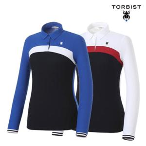 [톨비스트_SALE](여성)보더블럭형폴로티셔츠_GA8F9-WKE260