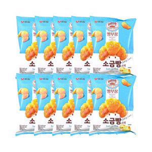 농심 빵부장 소금빵 55g x 10개 / 스낵 과자