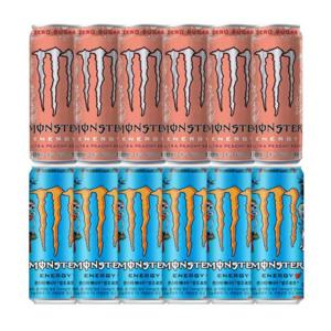 한번에먹자쇼핑몰 몬스터 에너지 355ml 2종 세트 / 울트라 피치 킨 6개 + 망고로코 6개 / 총 12개 고카페인