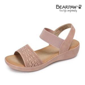 베어파우 여성 HILTON IV 쿠션 밴딩 샌들 (K2784079RB-W-GSGR)