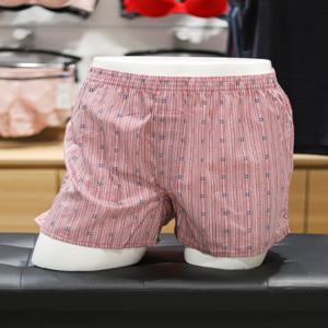 [바디시크릿] 보디가드]레드 스트라이프 면100% 인밴드 남자 트렁크 사각팬티 박서 BGMTZ461
