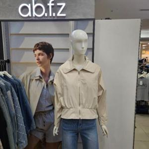Ab.f.z DP01 허리밴드카라넥집업점퍼 AFZ5ZU33