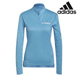 [아디다스] 티셔츠 /C27- H53392 / W MT Half Zi LS 우먼스 TERREX MULTI HALF-ZIP TEE