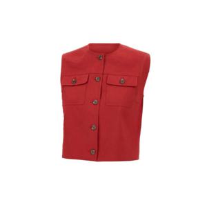 띠어리 베스트 P0303110 N0F Red