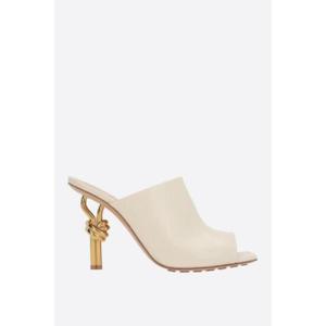 BOTTEGA VENETA Knot nappa mule sandals 740589VBSF09031
