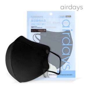 에어데이즈 KF94 새부리형 마스크 대형 50매 블랙