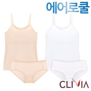 [크리비아]주니어 에어로쿨 자카드 끈브라런닝팬티2종(CLRP6623)