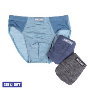 바풀 HY AB 181901 인팅멜란 주니어 삼각팬티 세트 3매입
