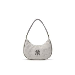 [MLB] (3ABQS014N-50CGL) 공용 클래식 자카드 호보백