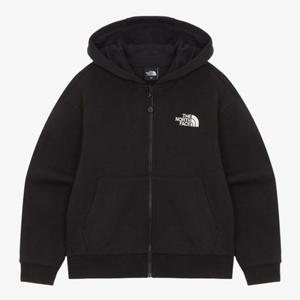 노스페이스 키즈 후드 NJ5JR02T 블랙 스쿨데이 집업