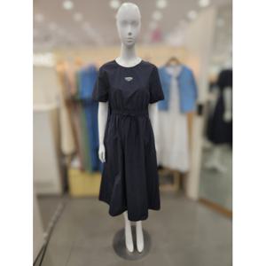 [플라스틱아일랜드]배색프린트 밴딩 원피스 PQ2WO462