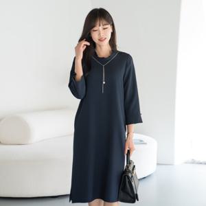엄마옷 마담4060 리플프릴원피스 중년원피스 -ZOP2504005-