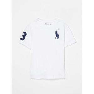 키즈 폴로 랄프로렌 티셔츠 323832907037 White