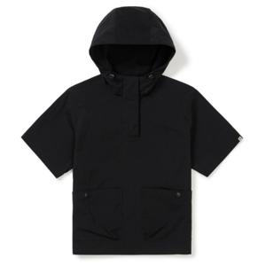 스노우피크 루트 여성 후드 반팔 아노락 S25MWRAN69 BK FG LE