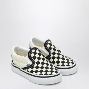 VANS Slip on sneakers white black with Check pattern VN000EX8CO/Q_VANS-BWW1