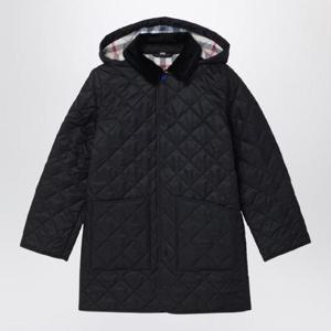 BURBERRY 후드가 달린 검은색 퀼팅 재킷 8092531130597/XH_BURBE-A1189