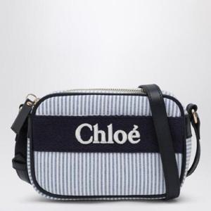 CHLOA  Navy blue striped crossbody bag C20428PL/Q_CHLOE-859