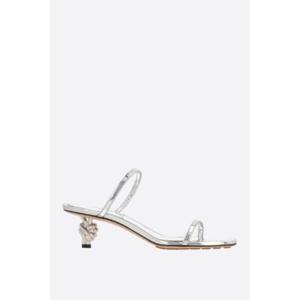 BOTTEGA VENETA Knot laminated nappa sandals 780298V3VO01414