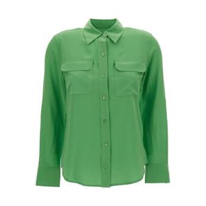 EQUIPMENT 슬림 시그니처 Q23E231EMERALD