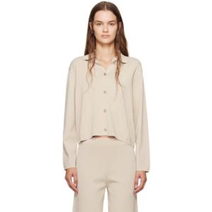 25 SS MM by Max Mara 여성 베이지 키오타 가디건 242265F109003