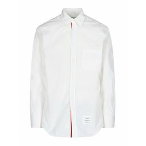 [THOM BROWNE] 남성 셔츠 시그니처 grosgrain 플래킷 MWL010E03113100 화이트 /8