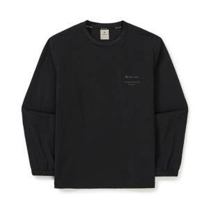 스노우피크 루트 우븐 패치 맨투맨 S25MMRHT60 BK DG
