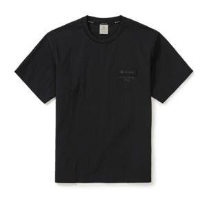 스노우피크 루트 우븐 패치 반팔 티 S25MMRTS82 BK CC