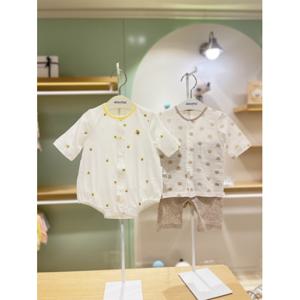 압소바HM (뱀띠아기)베이7부내의이코바디슈트(2벌세트) (M1A2B10385)