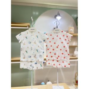 압소바HM (뱀띠아기)라기반팔이폰반팔내의(아이보리)(2벌세트) (Q3A2B103D4)