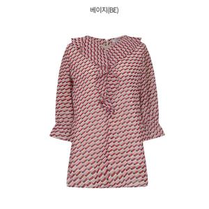 [올리비아하슬러(여성)]러플쉬폰블라우스 DMBL203
