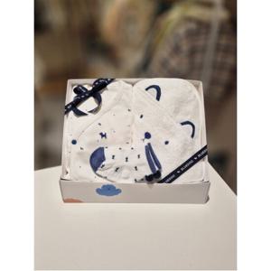 블루독베이비 10 BI모달배내저고리 도기뱀부목욕타올양말3종세트 (44W70AHA0100003)