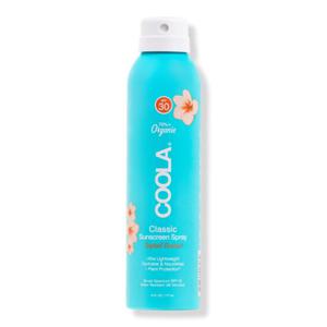 쿨라 클래식 바디 오가닉 선 스크린 스프레이 SPF 30 트로피컬 코코넛 6.0 oz