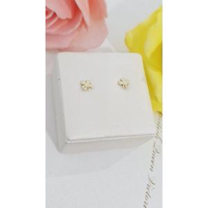 로이드 14K GOLD 쁘띠 네잎 클로버 귀걸이 LPFN1048G