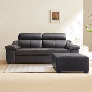 이노센트 무어 천연면피가죽 3인소파＋스툴 i105590