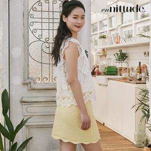 엔니튜드 썸머 테입사 스커트 1종
