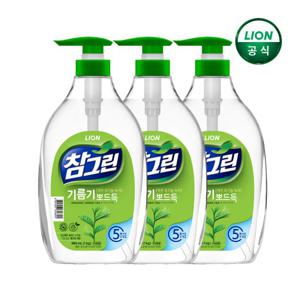 참그린 레몬 녹차 기름기뽀드득 1kg 펌프 용기 x 3개