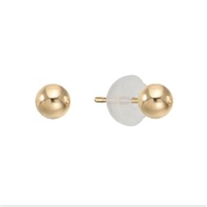 미니골드 14K 금볼 4mm 귀걸이 ENOM4053