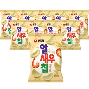 농심 알새우칩 68g x 10봉