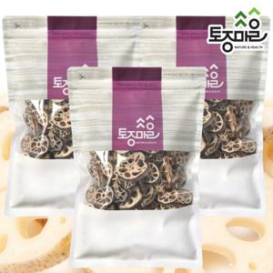[토종마을]국산 연근(건조) 300g X 3팩_건조연근_볶은연근_연근차_연근가루_연근환
