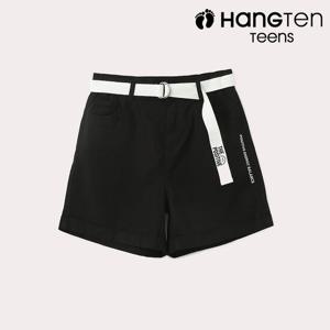 [행텐 틴즈]여아 3.5부 벨트 팬츠-HC1511437040650