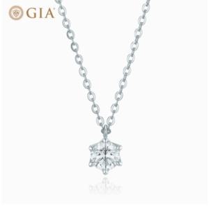 [로이드] 주문제작 GIA 다이아몬드세팅, 5부  0.5캐럿 6프롱 목걸이 LND21047D