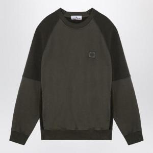 STONE ISLAND 모스 그린 코튼 크루넥 스웨트셔츠 811560252/XH_STONE-V0059
