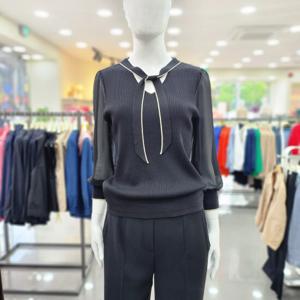 [조이너스]브이넥  시폰 니트 티셔츠   JAEF8-WSL100