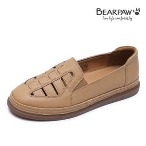 베어파우(BEARPAW) NEVAEH 가죽 로퍼 슬립온 K2903091QA-W
