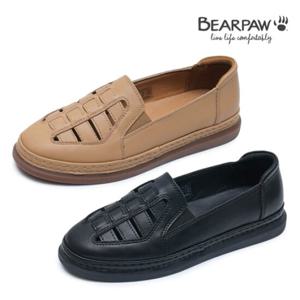 베어파우(BEARPAW) NEVAEH 가죽 로퍼 슬립온 K2903QA-W 2종